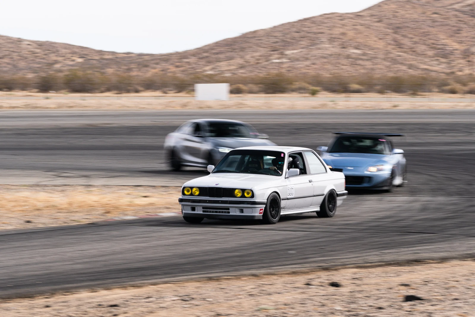 BMW competition cars at Streets of Willow, from Bimmer Challenge
